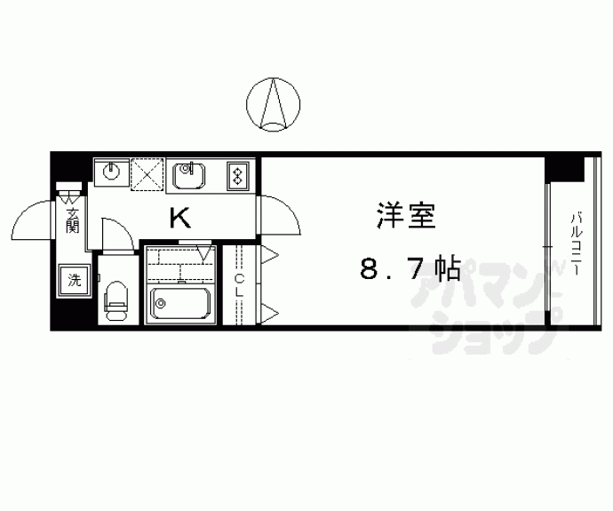 【サムティ京都西大路Ｎｏｒｔｈ】間取