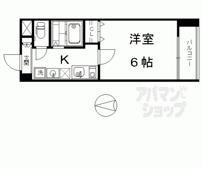 【サムティ京都西大路Ｎｏｒｔｈ】間取