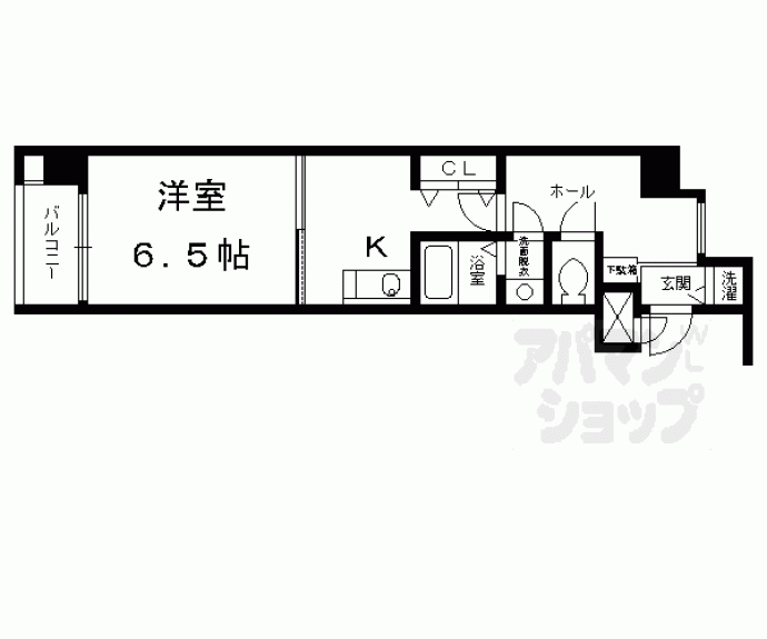 【アスヴェル京都二条烏丸】間取