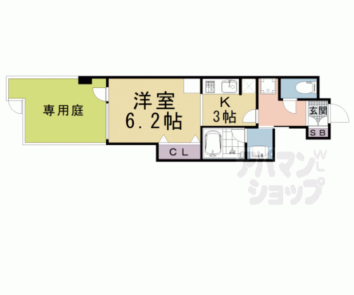 【ブローニュ姉小路】間取