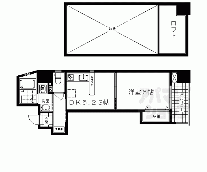 【ブローニュ姉小路】間取