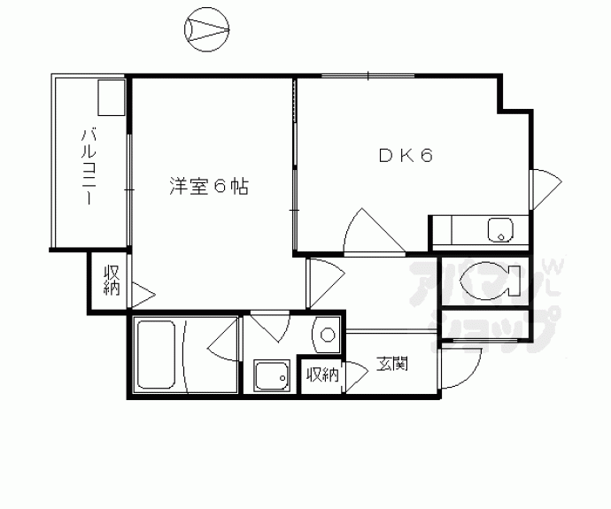 【ＡＬＢＡ烏丸御池】間取