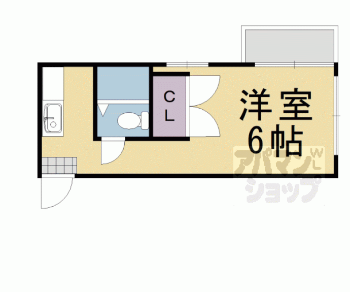 【西田マンション】間取