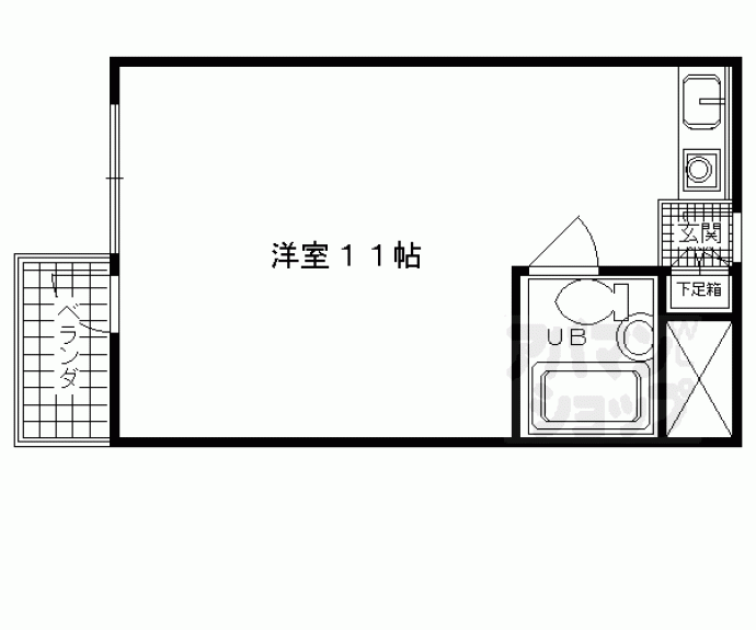 【ＦＯＲＵＭ四条烏丸】間取