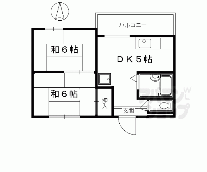 【コクーン三条大宮】間取