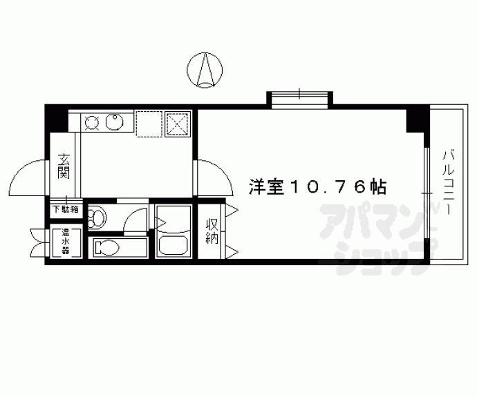 【メディナ三条室町】間取