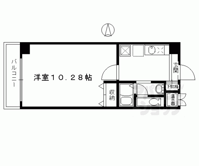 【メディナ三条室町】間取