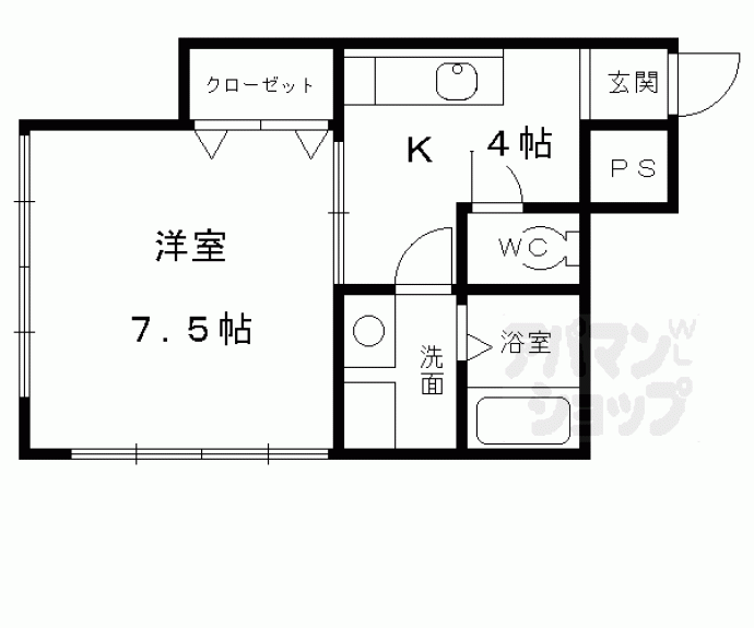 【ハイツイソガワ】間取