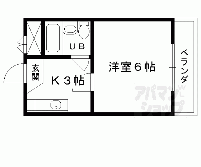 【ヴィラ円町】間取