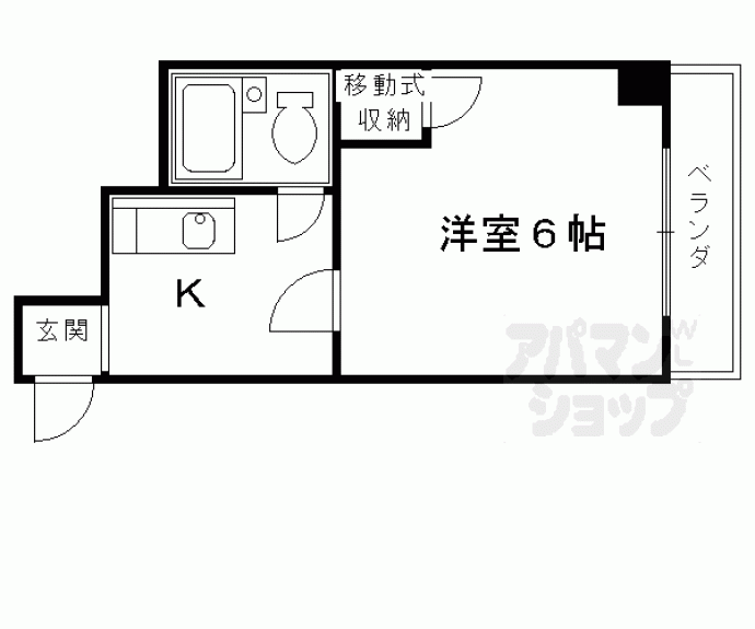 【ヴィラ円町】間取