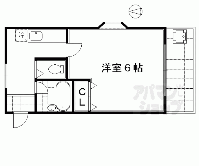 【メゾンノースポール】間取