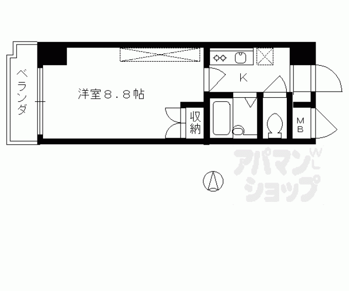 【エル・セレーノ本能寺町】間取