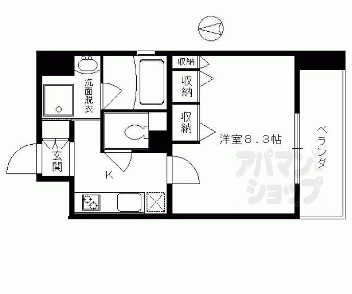 【ＳＵＭＩＫＡ六角高倉】間取