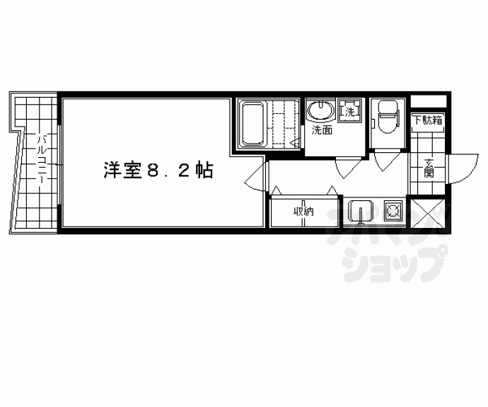 【サムティ京都御池】間取