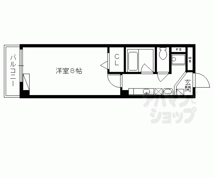 【シティコート室町】間取