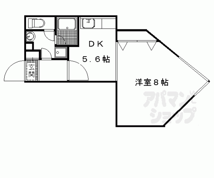 【サンフローラ丸太町】間取