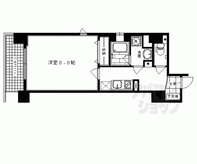 【アスヴェル京都三条通】間取