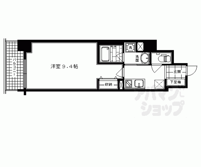 【アスヴェル京都三条通】間取