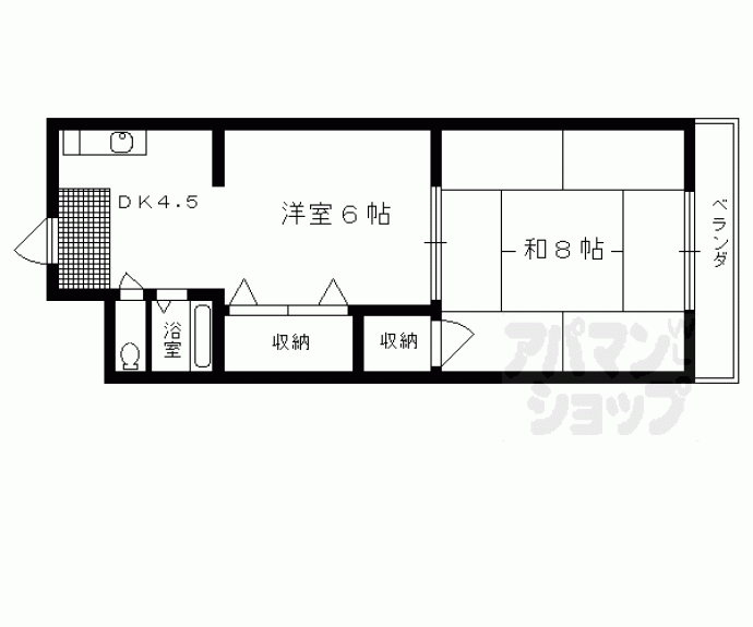 【八文字屋ビル】間取