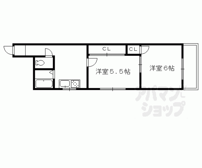 【八文字屋ビル】間取