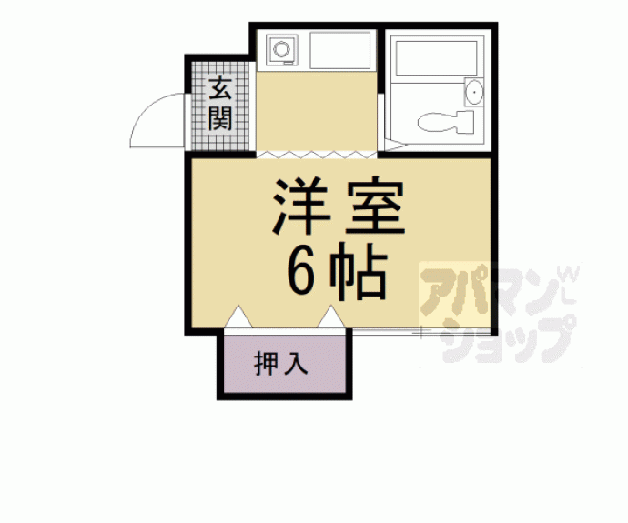 【シャンブル丸太町】間取