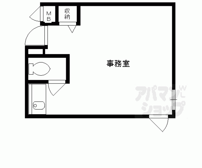 【シティファースト四条西洞院】間取