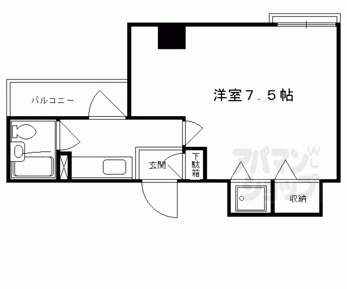 【シティファースト四条西洞院】間取