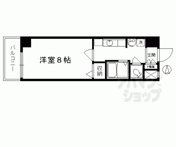 【ロイヤルシティ西大路】間取