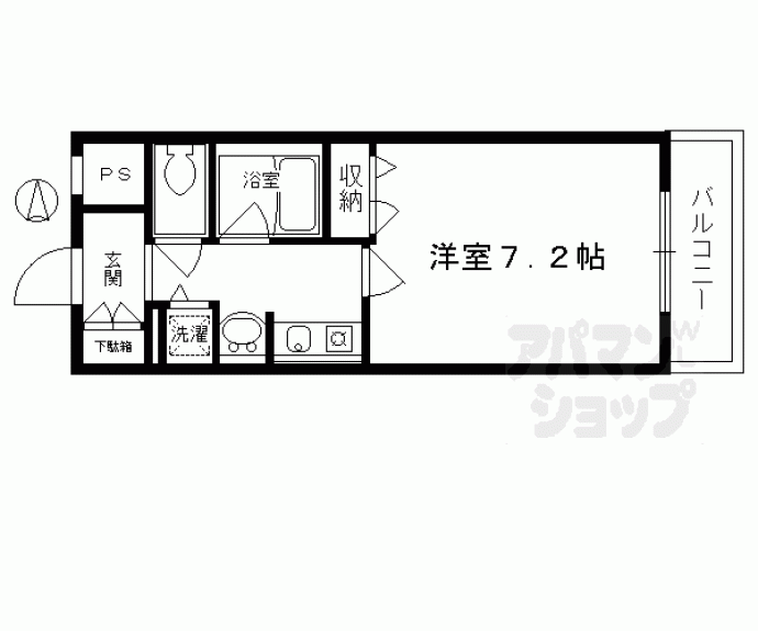 【ベラジオ五条烏丸】間取