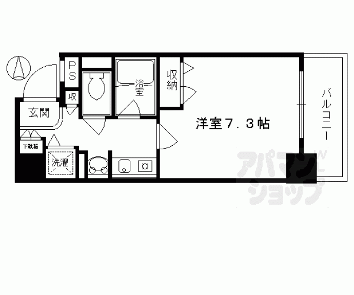 【ベラジオ五条烏丸】間取