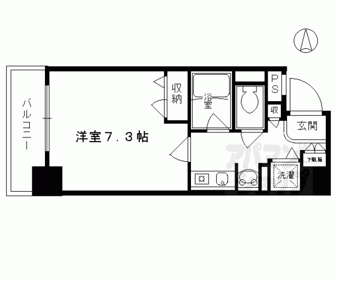 【ベラジオ五条烏丸】間取