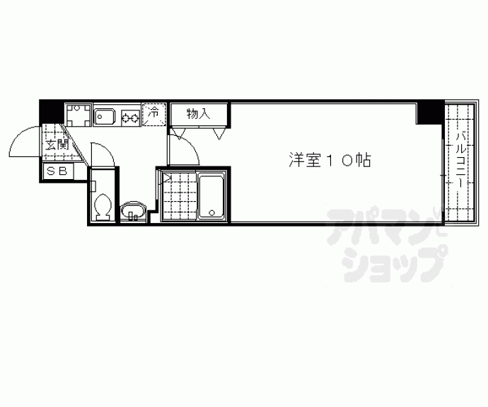 【アルトシュロス四条大宮】間取