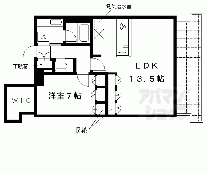 【Ｓ－ＦＯＲＴ二条城前】間取