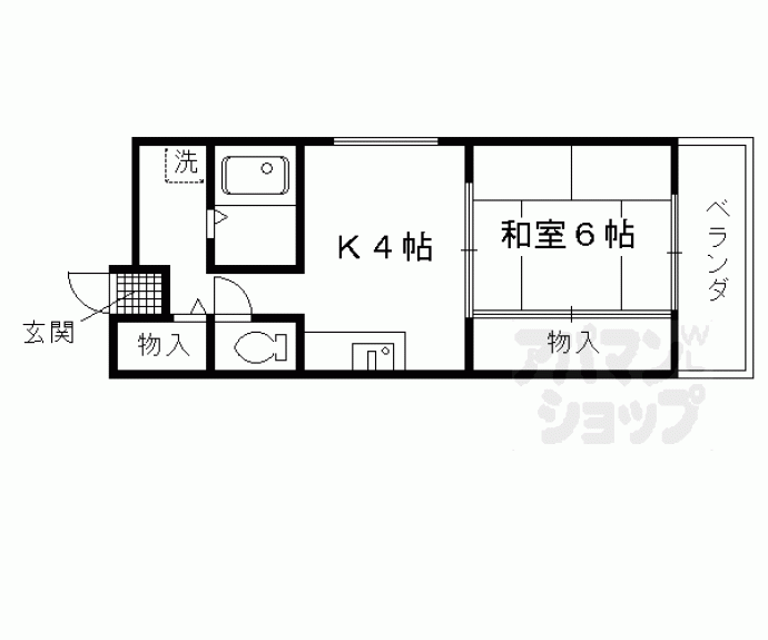 【ニューシャトー西洞院】間取