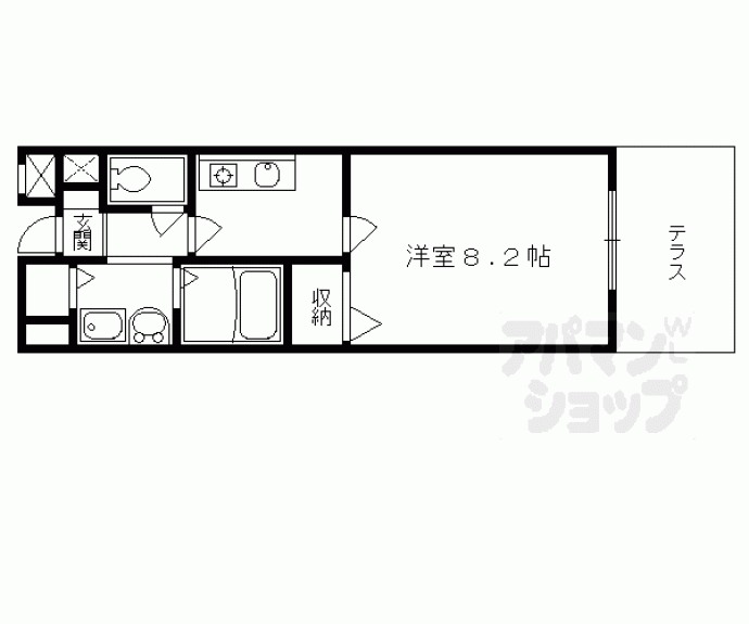 【ルーナ・ジェーヌ堀川】間取