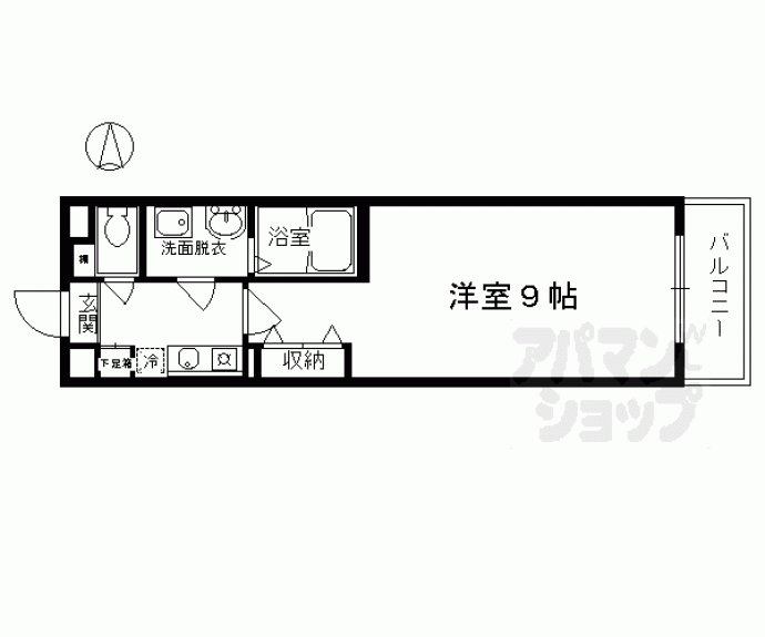 【ファーストコート五条若宮】間取