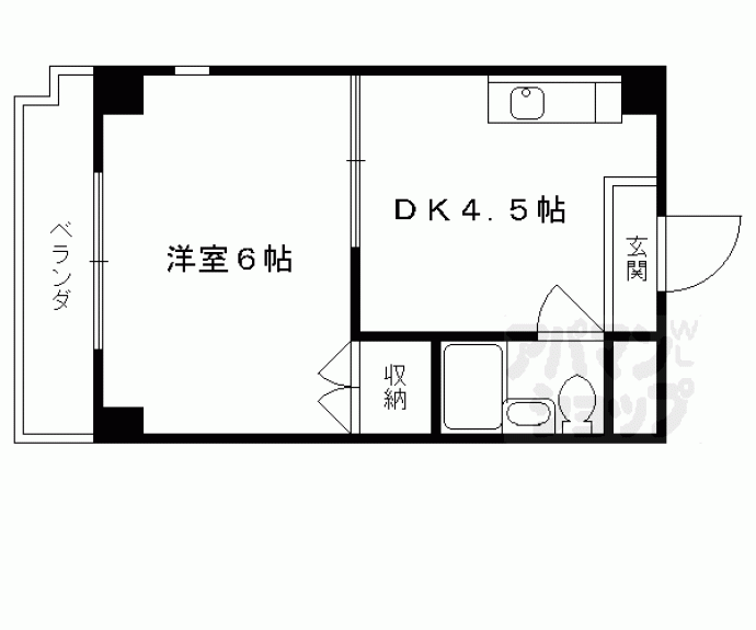 【グランディール葭屋】間取