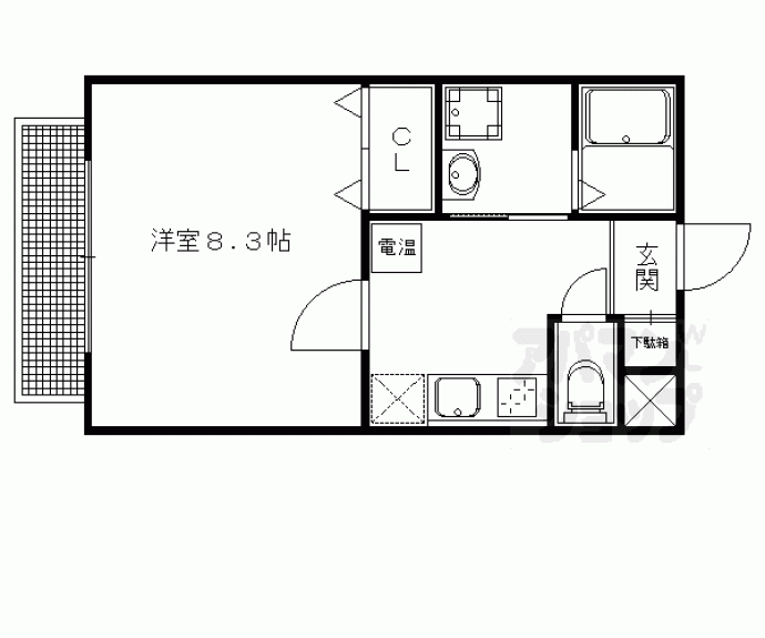 【プラシード白川今小路】間取