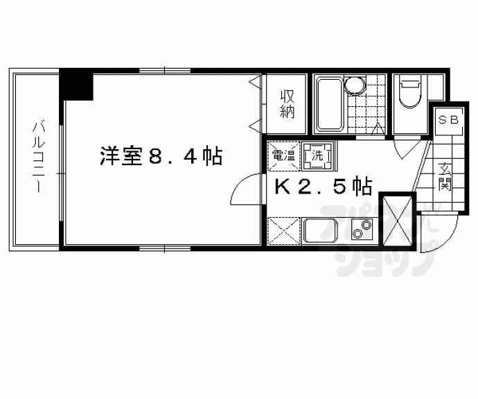 【プラシード白川今小路】間取