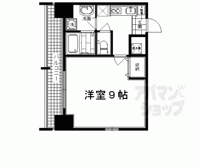 【タワード四条】間取