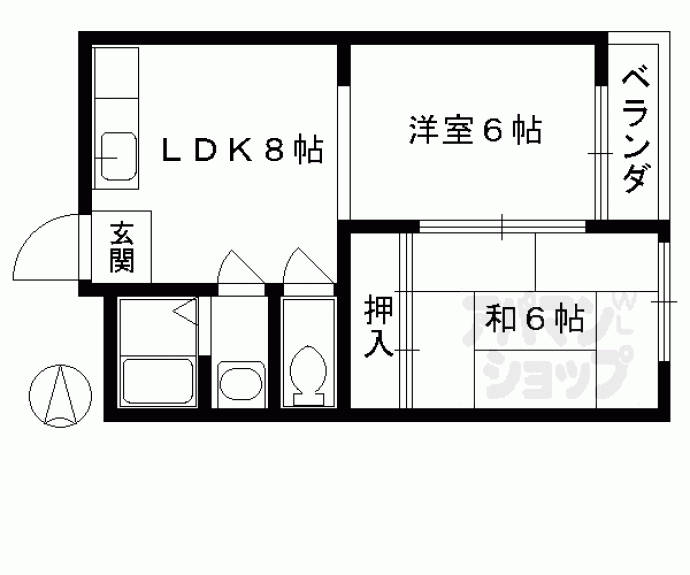 【エトワール中村】間取