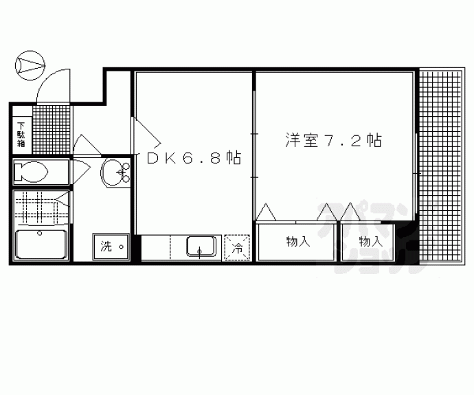 【ＮＥＯ－ＯＧＡＳＡＷＡＲＡ】間取