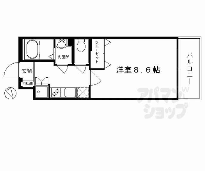 【ベラジオ京都高台寺】間取