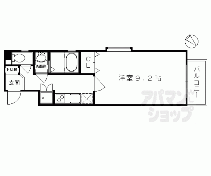 【ベラジオ京都高台寺】間取