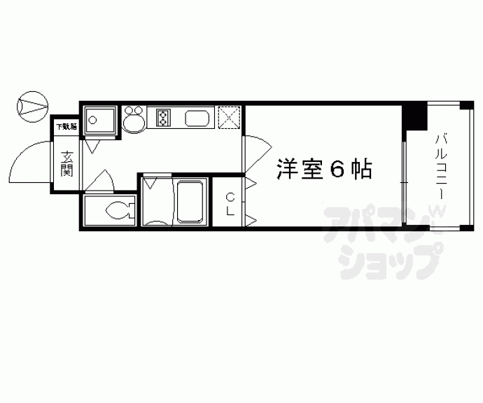 【アスヴェル京都御所前Ⅱ】間取