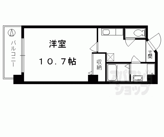 【ビレイユ真英富小路高辻】間取