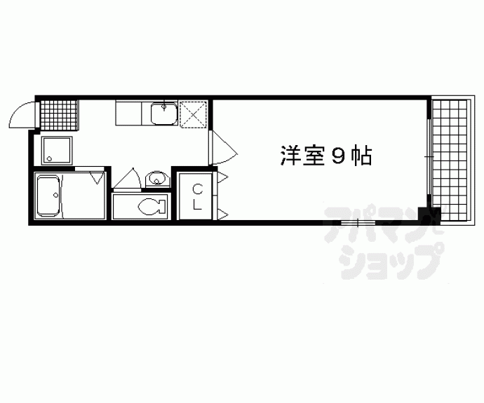 【ハウスセゾン両替町】間取