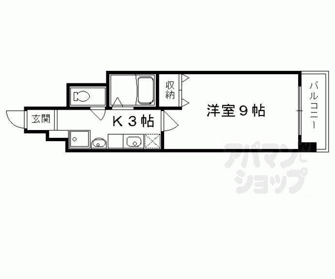 【ハウスセゾン両替町】間取