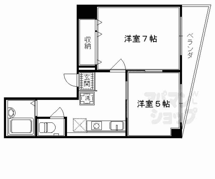 【マッケンジー東堀川】間取