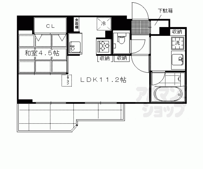 【コンフォール室町黒主山】間取